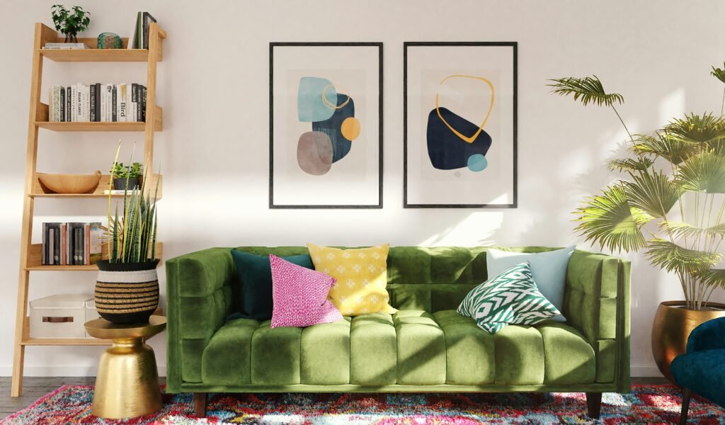 Luxe Wall Art Curated Wall Art collection for a modern living room sanctuary